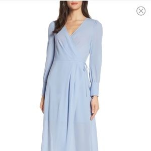 Garden Stroll Wrap Maxi Dress